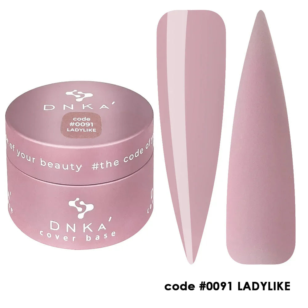 DNKa #0091 Ladylike Rubber Base Cover 30ml - Lady&Oscar