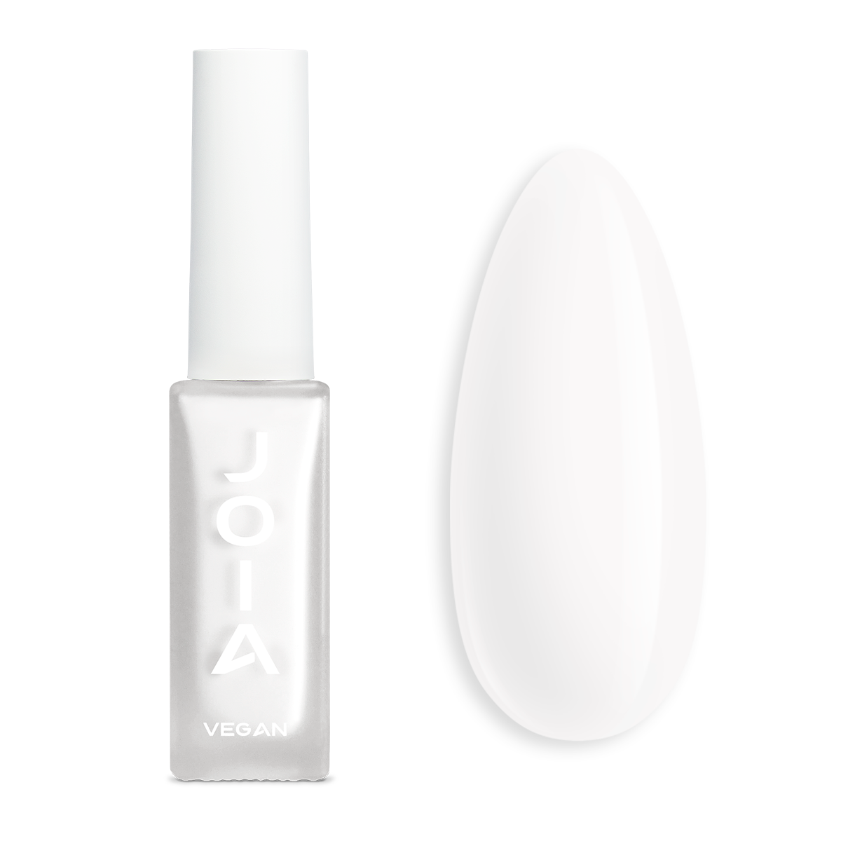 Nail care polish 4in1 JOIA vegan, 01 Ideal white, 8ml
