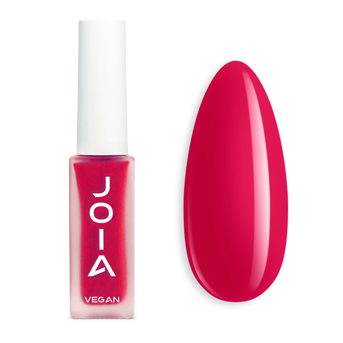 Nail care polish 4in1 JOIA vegan, 08 Red passion, 8ml