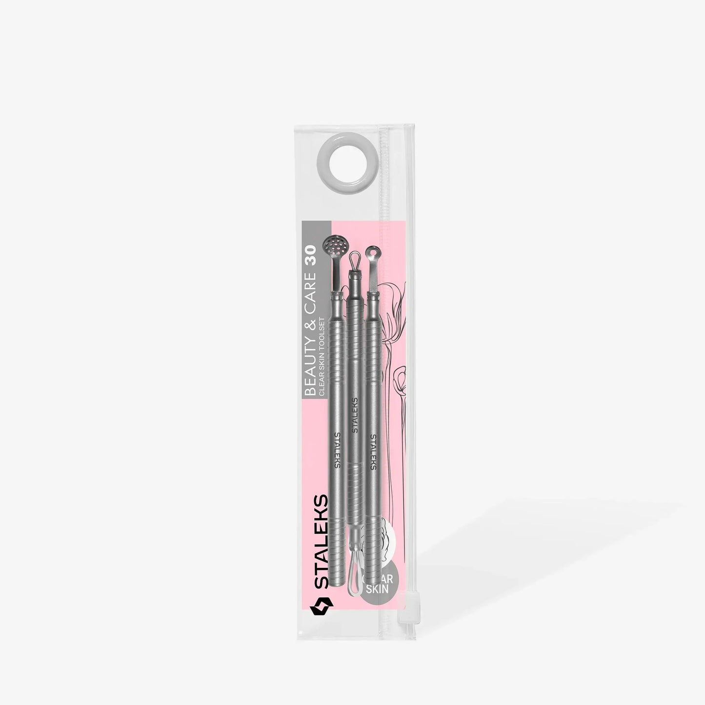 Kit "pelle pura" (Uno + scanalato 19 buche + anello a doppia faccia) - Lady&Oscar