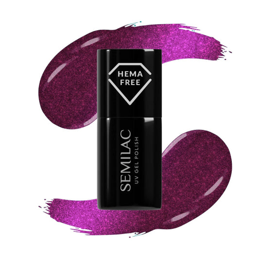 Semilac - Silk Effects - #469 Violet Nightdress 7ml