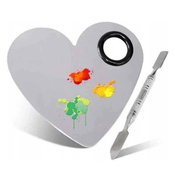 Palette Color Silver Con Spatola Acciaio - Lady&Oscar