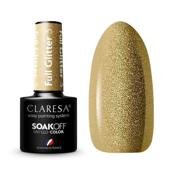 Claresa - Color Soak Off - Full Glitter - 5g