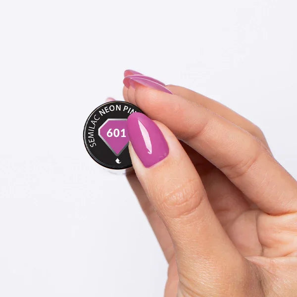 Semilac - Collezione Pastel Neons - 601 Neon Pink Punch 7ml - Lady&Oscar