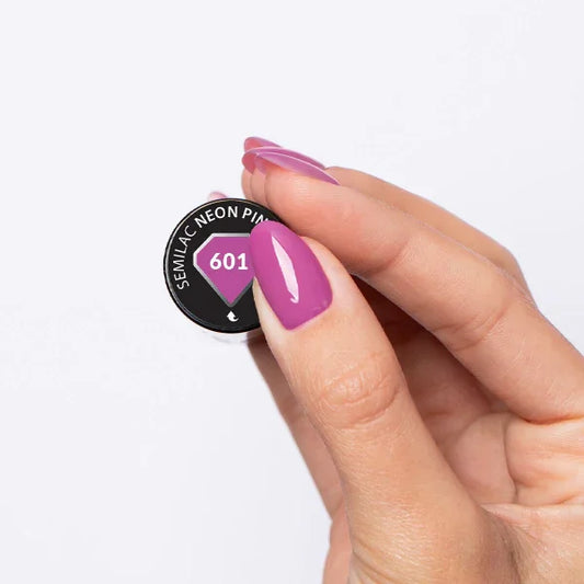 Semilac - Collezione Pastel Neons - 601 Neon Pink Punch 7ml - Lady&Oscar