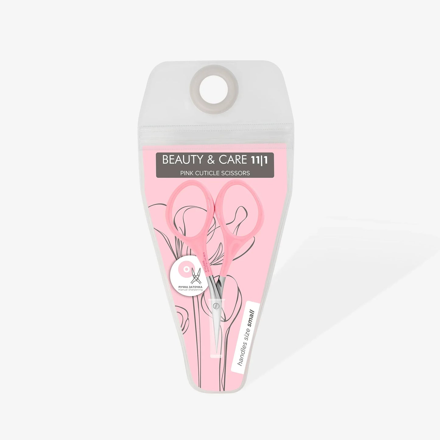 STALEKS Forbici per cuticole rosa BEAUTY & CARE 11 TIPO 1 - Lady&Oscar