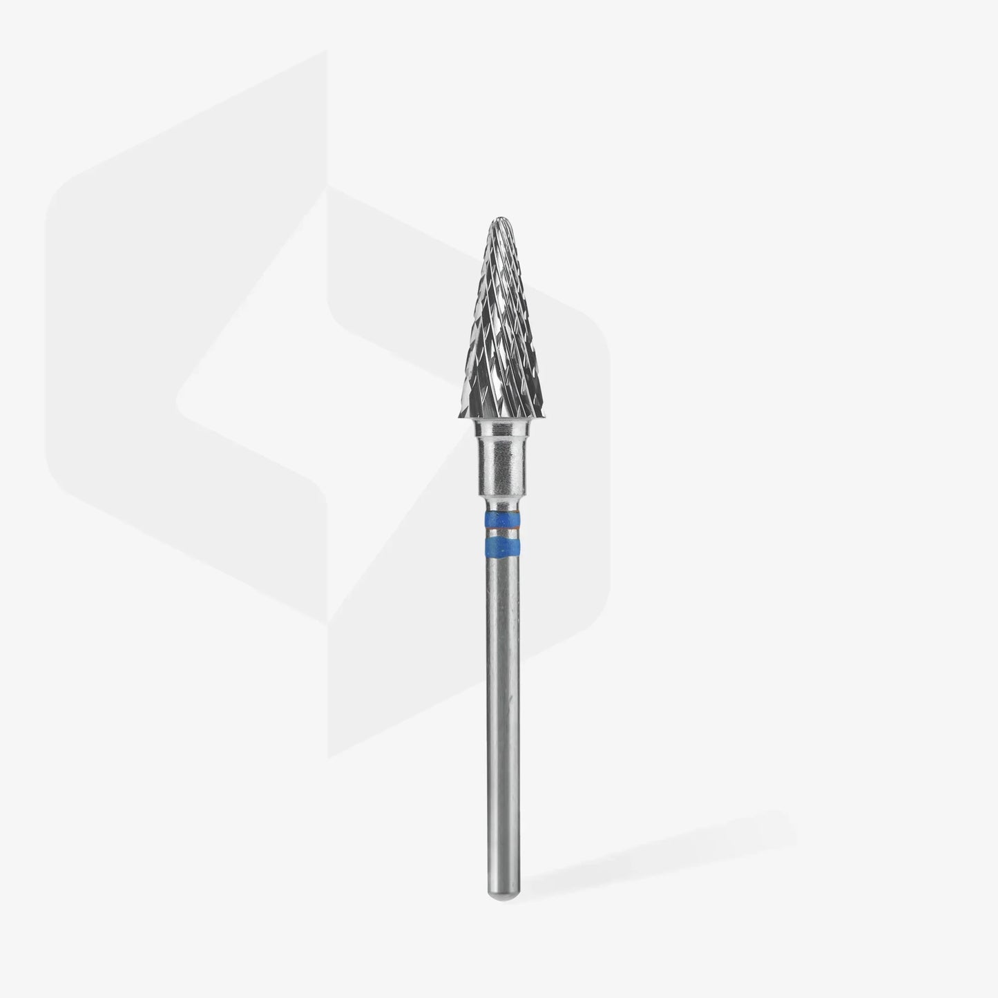 STALEKS Carbide nail drill bit for left-handed, cone, blue EXPERT diameter 6 mm/working part 14 mm - Lady&Oscar