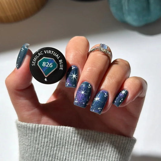 826 Virtual Blue 7 ml Semilac - Lady&Oscar