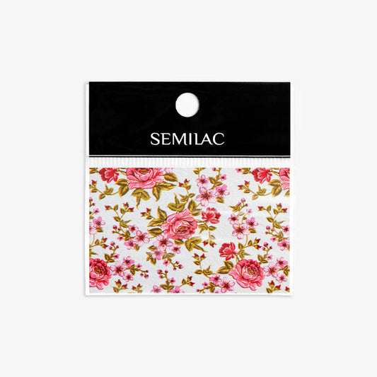 Semilac - Transfer Foil - 34 Blooming Flowers