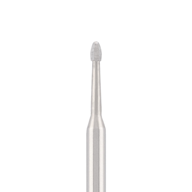 Vista alternativa di Stainless steel bit "drop" non abrasive, for gentle removal nails, L-2,5 mm., Ø1,3 mm.
