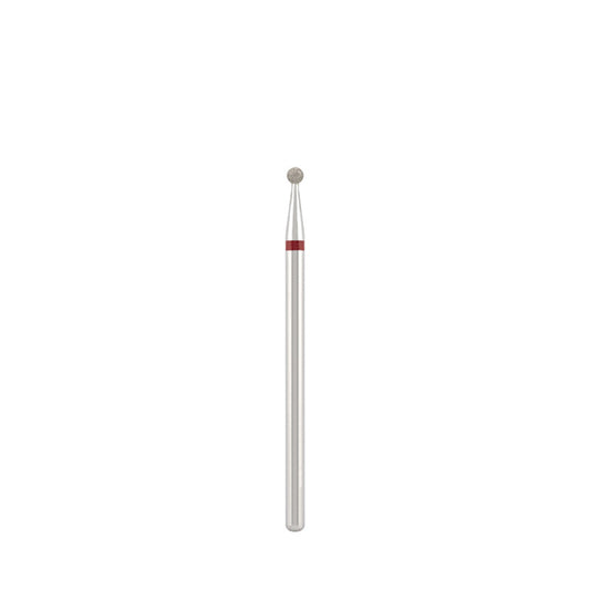 Diamond bit "ball" red, Ø2,3 mm.
