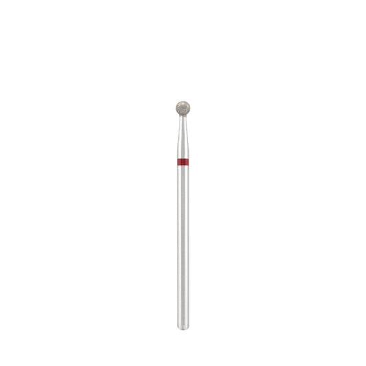 Diamond bit "ball" red, Ø3,1 mm.