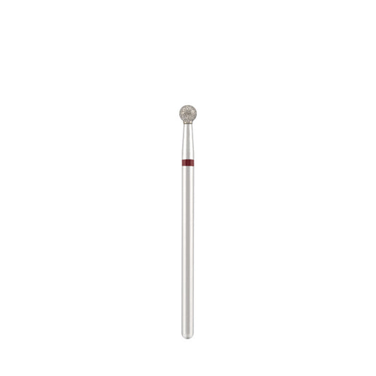 Diamond bit "ball" red, Ø3,5 mm.
