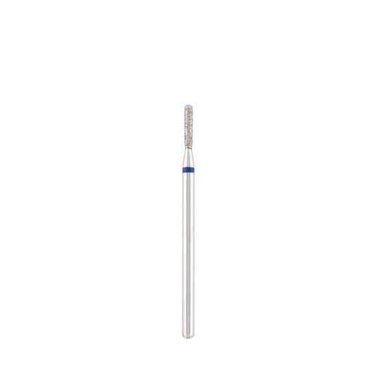 Diamond bit "rounded cylinder" blue, L-8,0 mm., Ø1,6 mm.