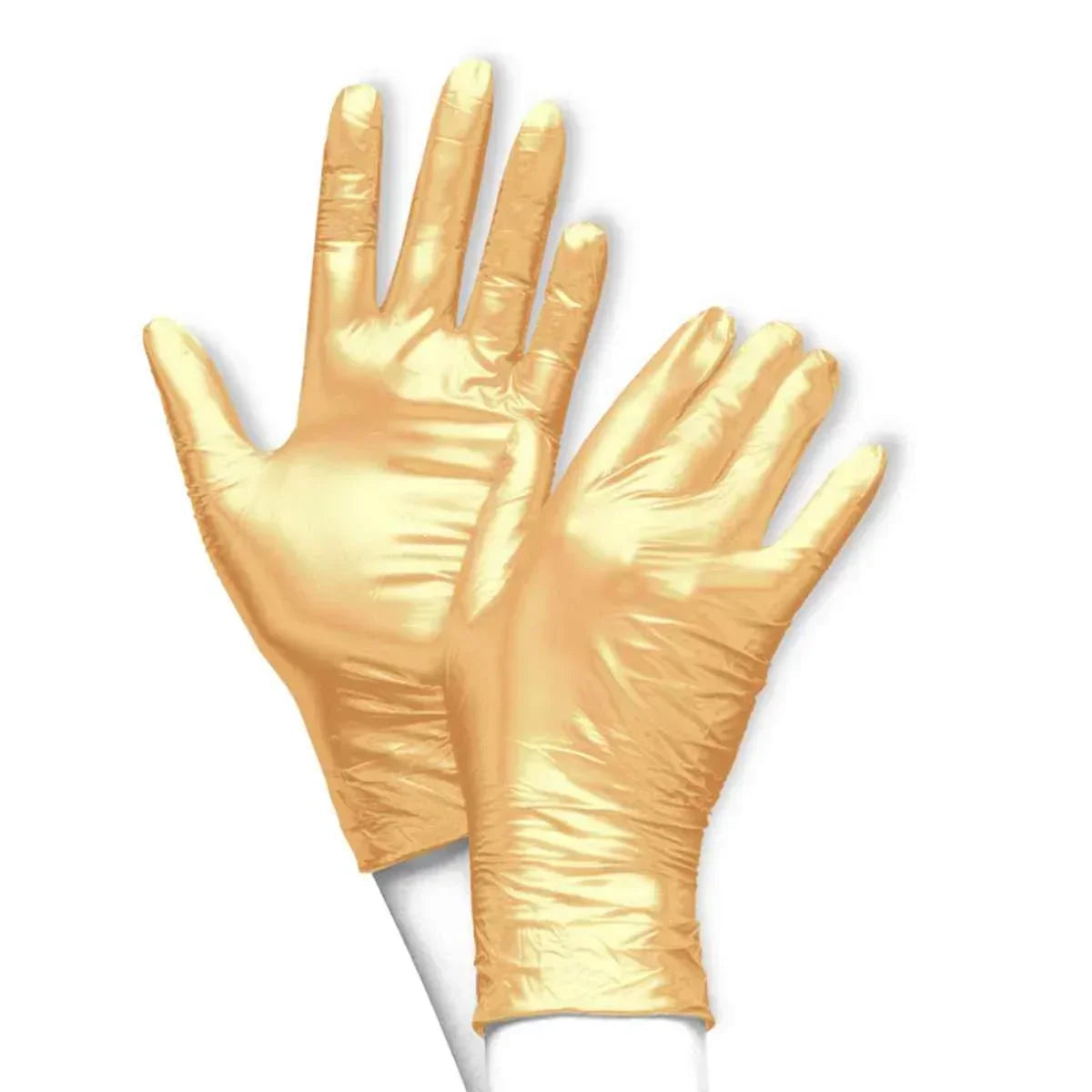 Beauty Lux Guanti perlati Gold M
