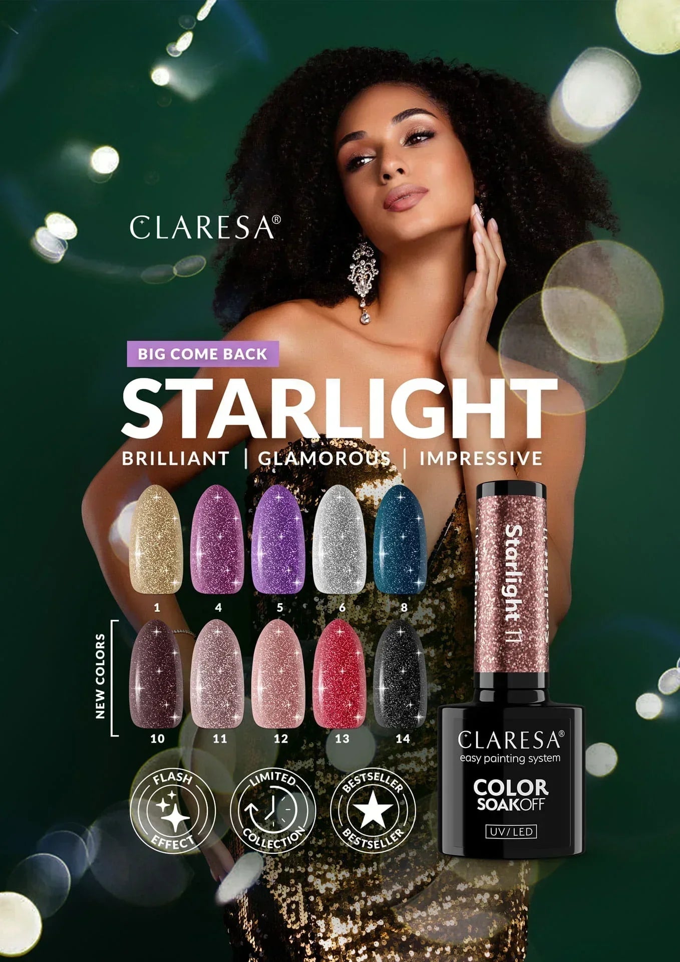 Claresa Smalto Semipermanente 11 Starlight 5g - Lady&Oscar