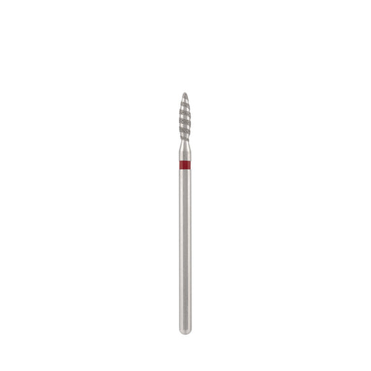 Diamond bit "tornado" safe, red, L- 10,0 mm., Ø2,1 mm. NEW