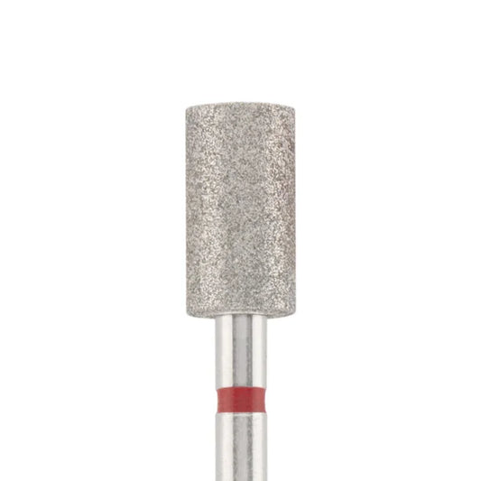 Diamond bit "cylinder" red, L-9,0 mm., Ø5,0 mm.