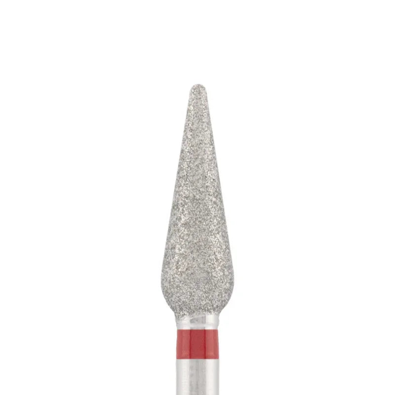 Diamond bit "sharp drop" red, L- 12,0 mm., Ø4,0 mm.