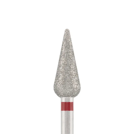 Diamond bit "sharp drop" red, L- 12,0 mm., Ø5,0 mm.