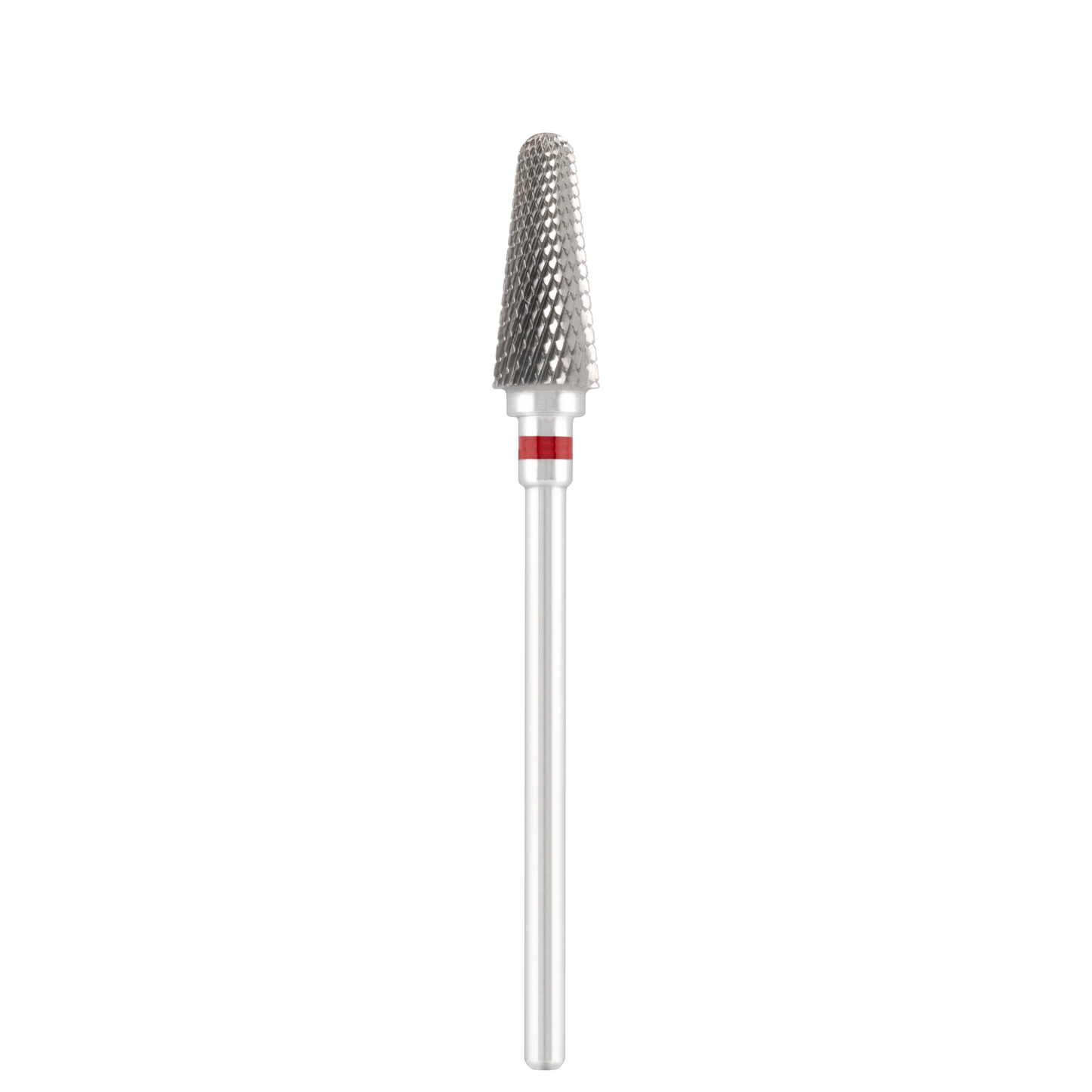 Punta Fresa Tungsten carbide bit "rounded cone" red, L-13,0 mm., Ø6,0 mm - Lady&Oscar