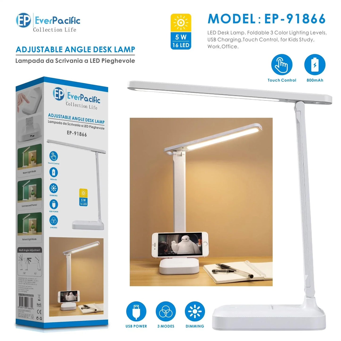 Lampada da Tavolo a LED 5W - Lady&Oscar