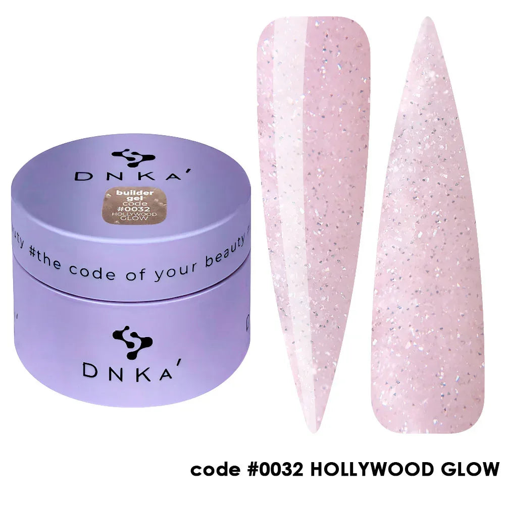 DNKA Builder gel #0032 Holliwood Glow 30ml - Lady&Oscar