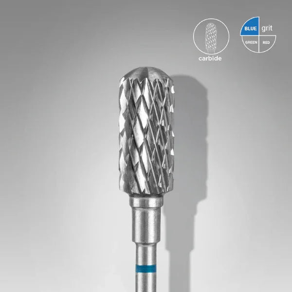 Staleks - Carbide Drill Bit - Punta Fresa Cilindro Blu Safe - Lady&Oscar