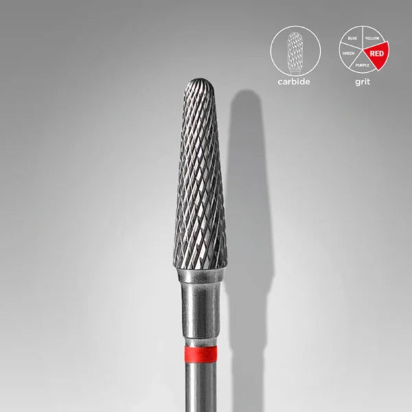 Staleks - Carbide Nail Drill Bit - Punta Fresa "Frustum" Red - Lady&Oscar