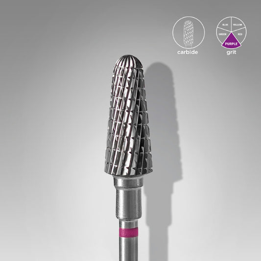 Staleks - Carbide Nail Drill Bit - Punta Fresa "Frustum" Purple