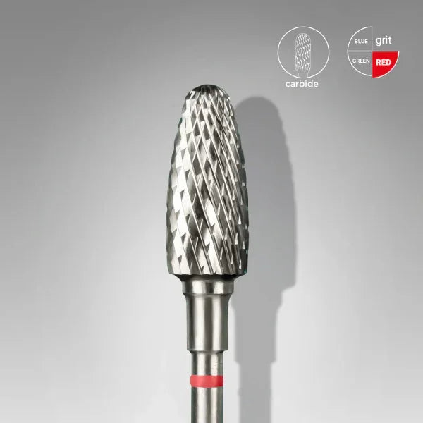 Staleks - Carbide Nail Drill Bit - Punta Fresa "Corn" Red - Lady&Oscar