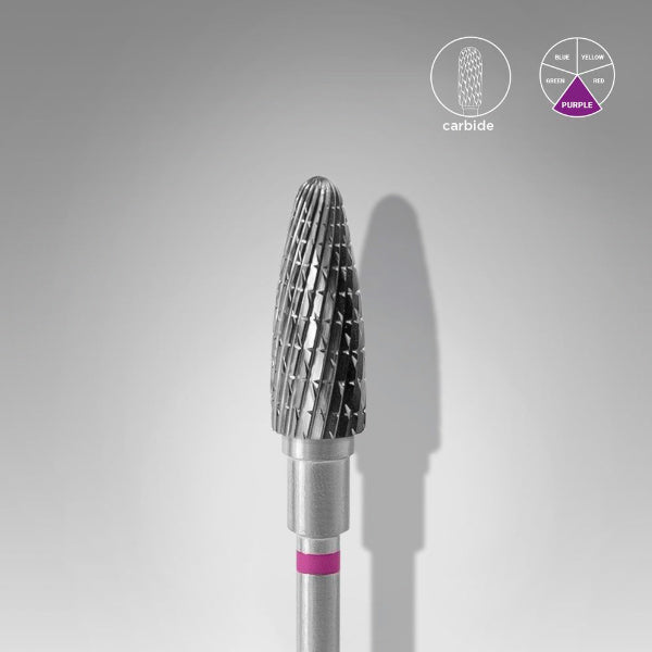 Staleks - Carbide Nail Drill Bit - Punta Fresa "Corn" Purple