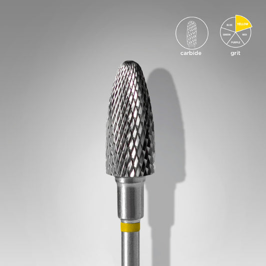 Staleks - Carbide Nail Drill Bit - Punta Fresa "Corn" Yellow