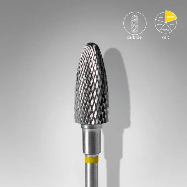 Staleks - Carbide Nail Drill Bit - Punta Fresa "Corn" Yellow - Lady&Oscar