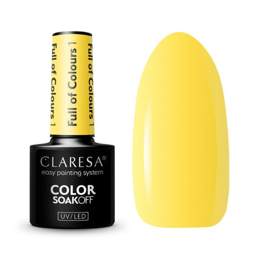 Claresa - Color Soak Off - Full Of Colors - 5g