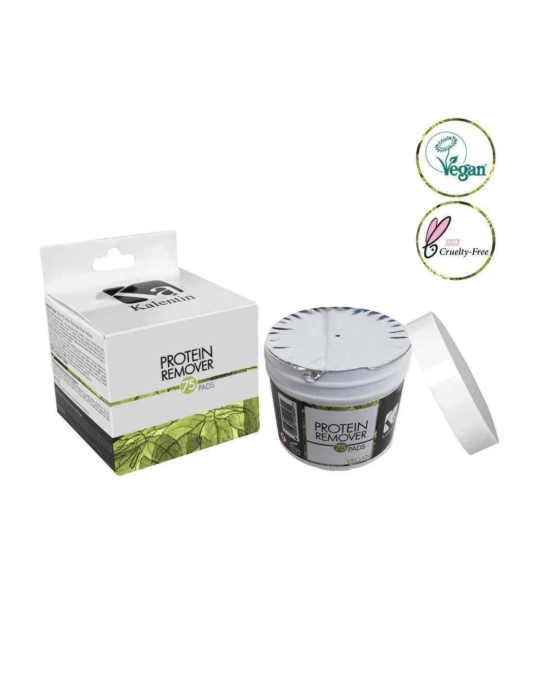 KALENTIN Protein remover dischetti vegani per ciglia e sopracciglia - 75 pz - Lady&Oscar