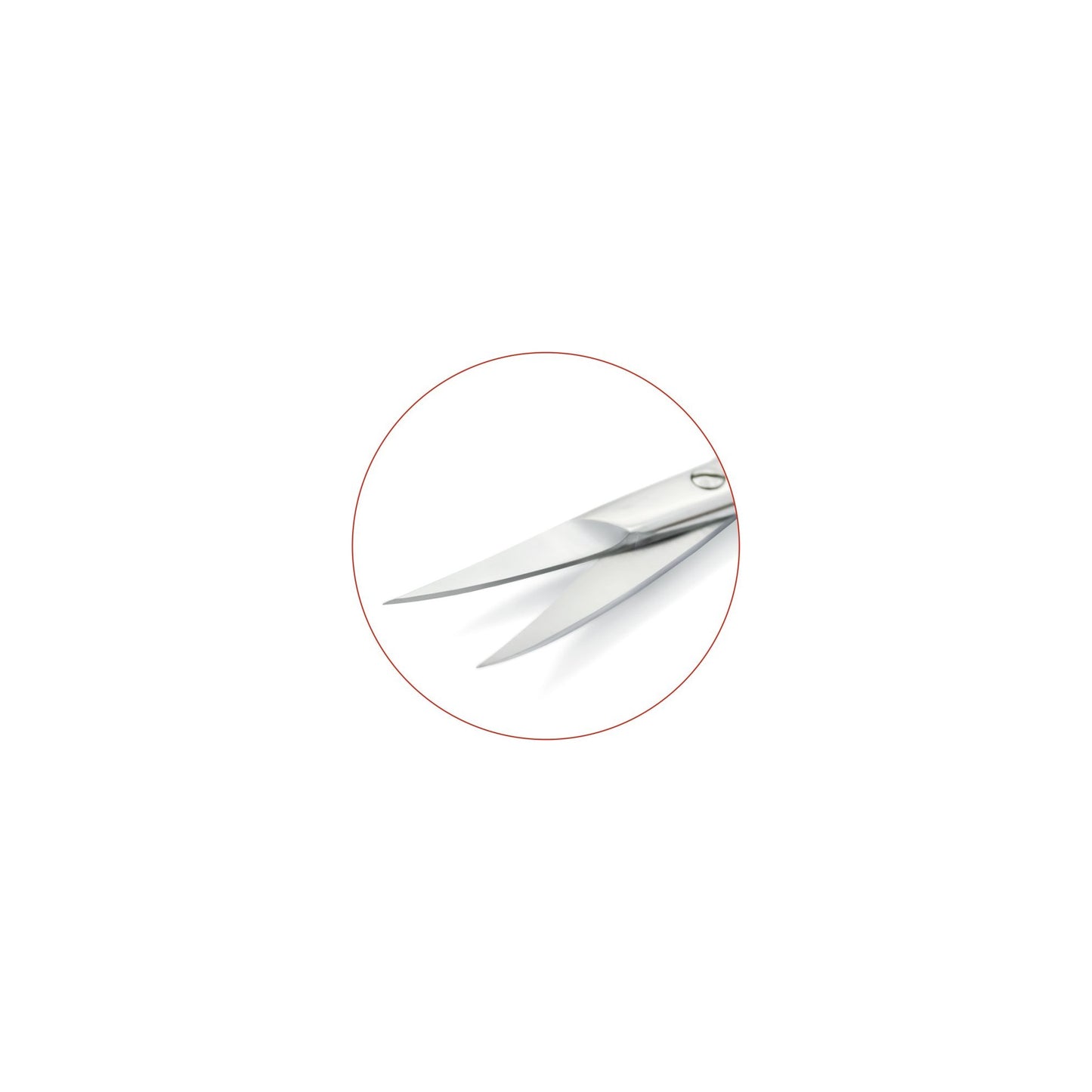 MANICURE RUSSA Forbice cm 9,5 - lama curva mm 18
