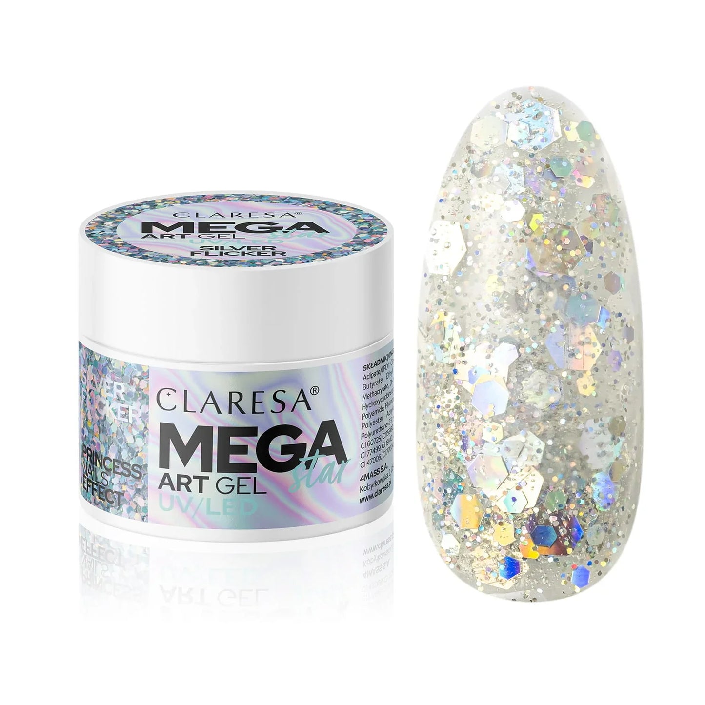 Claresa - Mega star - Art Gel UV/LED - 10g - Lady&Oscar