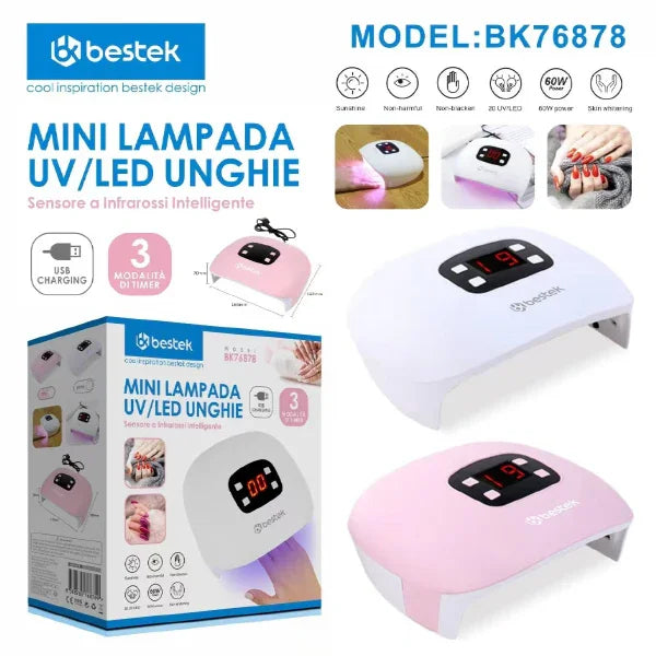 Mini Lampada UV/LED 60W - Lady&Oscar