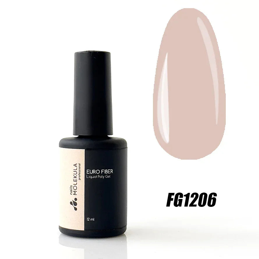 Molekula Euro Fiber Gel FG1206 - beige powder 12ml