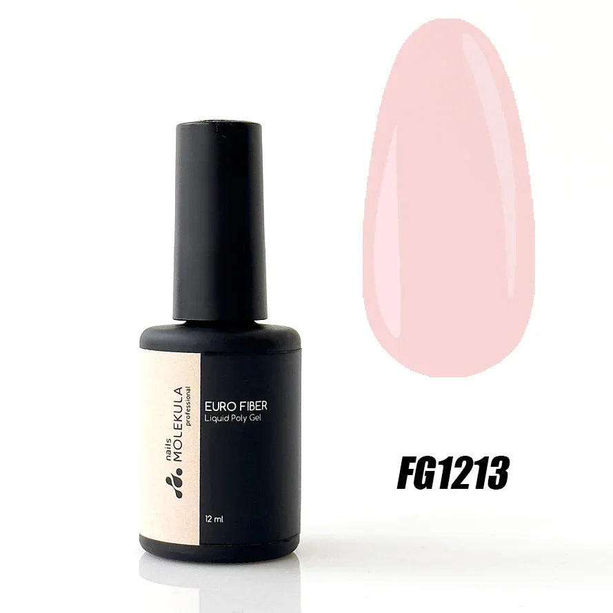 Molekula Euro Fiber Gel FG1213 - rose quartz 12ml