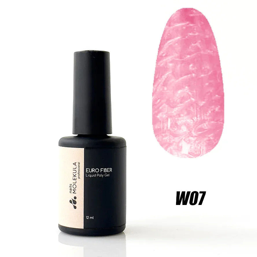 Molekula Euro Fiber Gel W07 - bright topaz 12ml