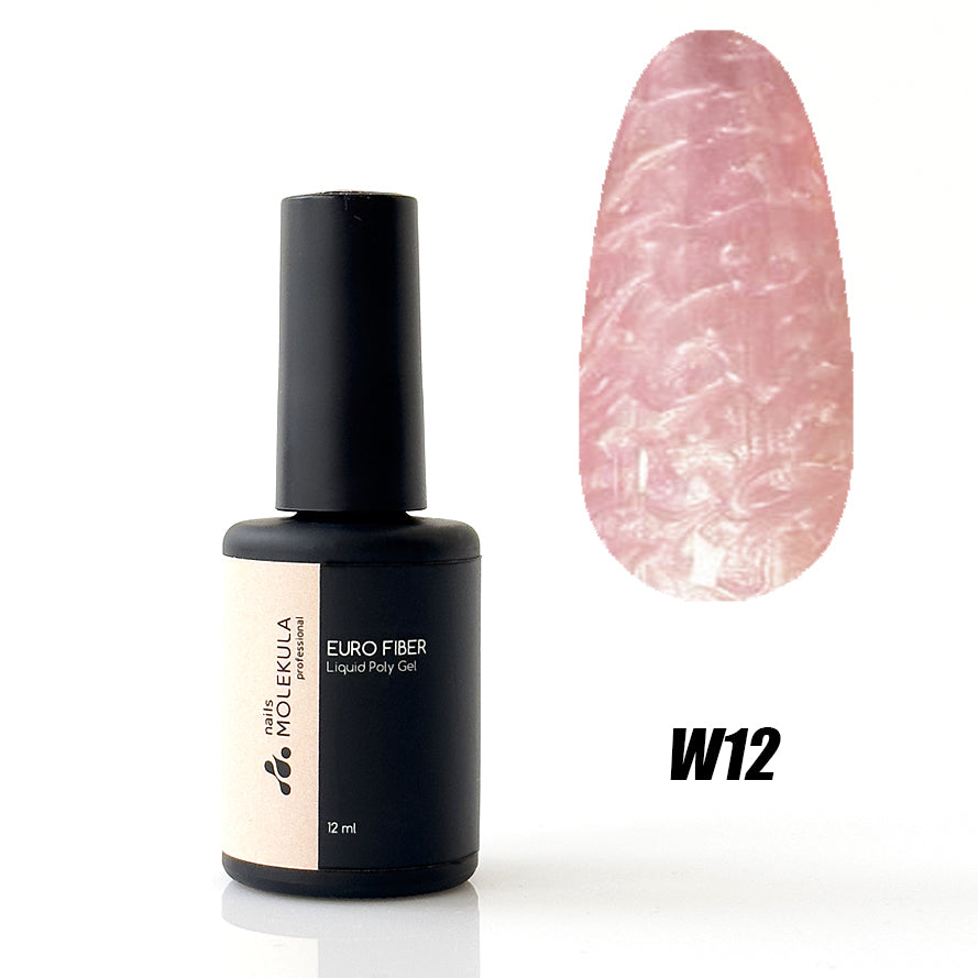 Molekula Euro Fiber Gel W12 - star dust 12ml