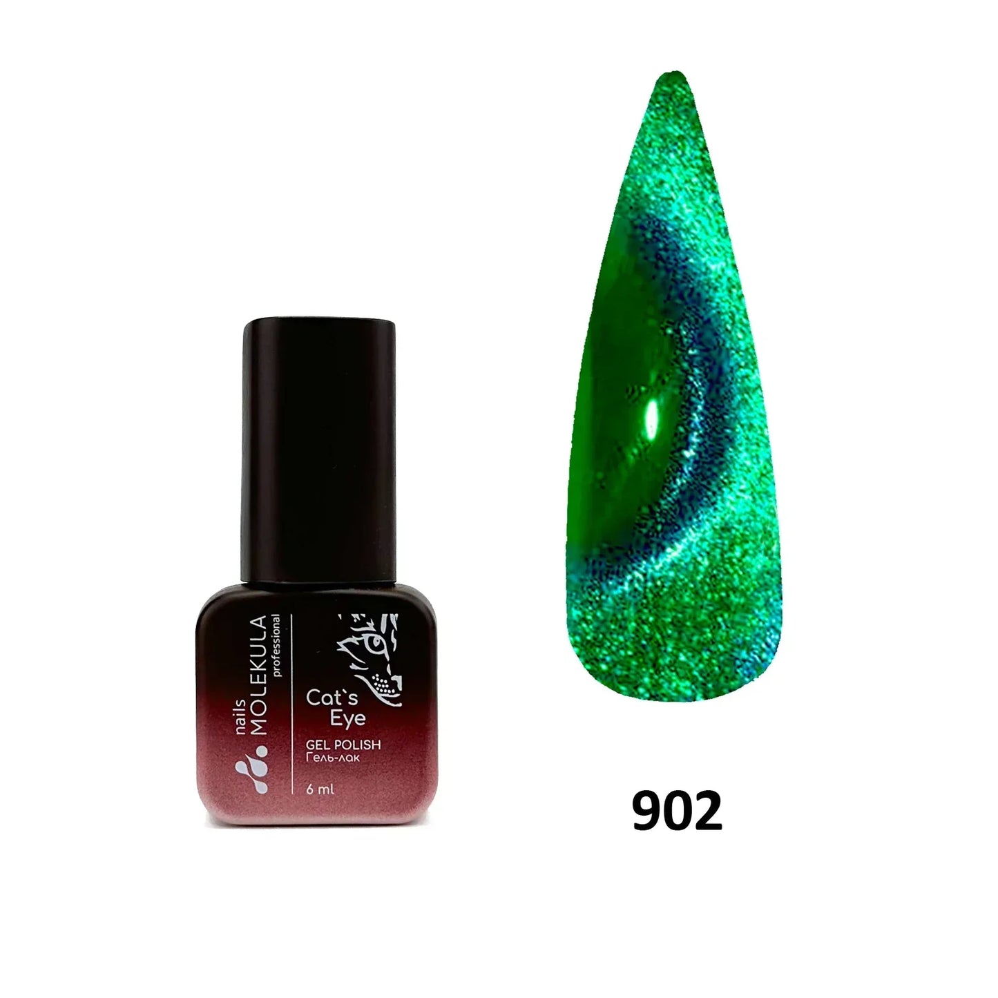 Molekula Gel polish Cat's Eye 9D - 902 6ml