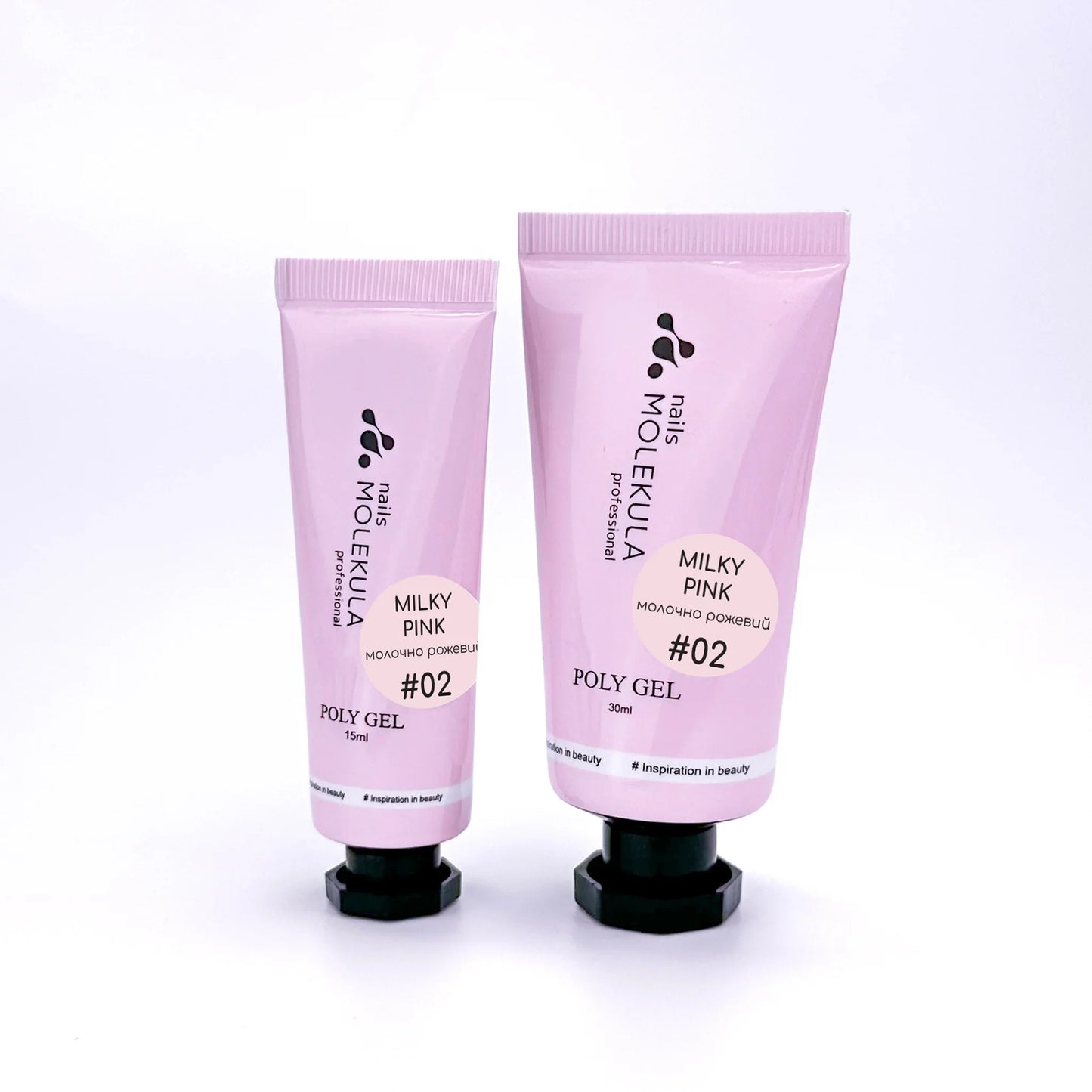 Molekula Polygel 02 - milky pink 30ml