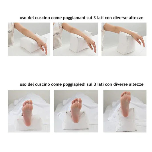 Cuscino Poggiamano e Poggiapiedi in Ecopelle EM - Lady&Oscar