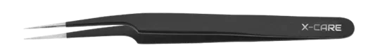 X-CARE INOX + Pinza spillo curva, inox, cm 13 NERA