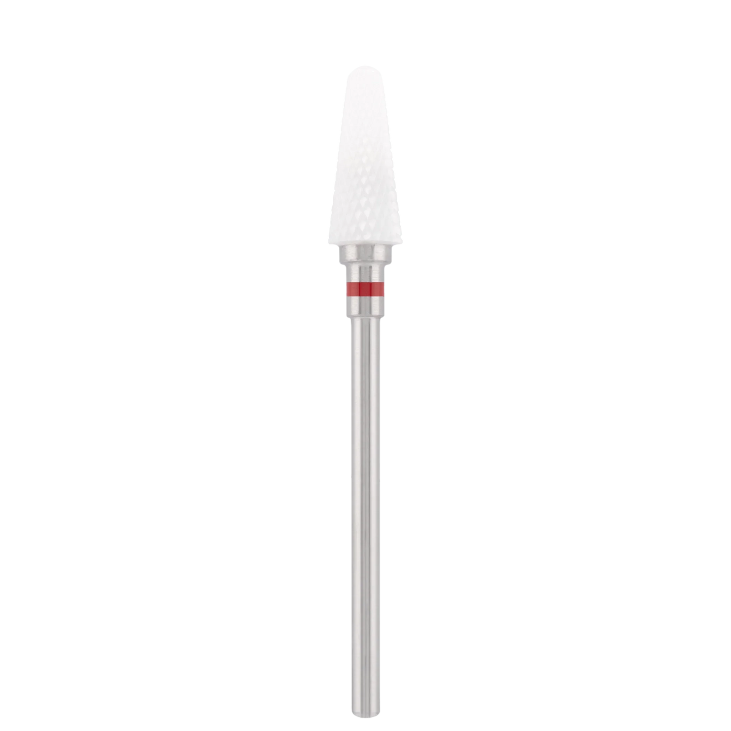 Punta Fresa Ceramic bit "rounded cone" red, L-13,0 mm., Ø4,0 mm - Lady&Oscar