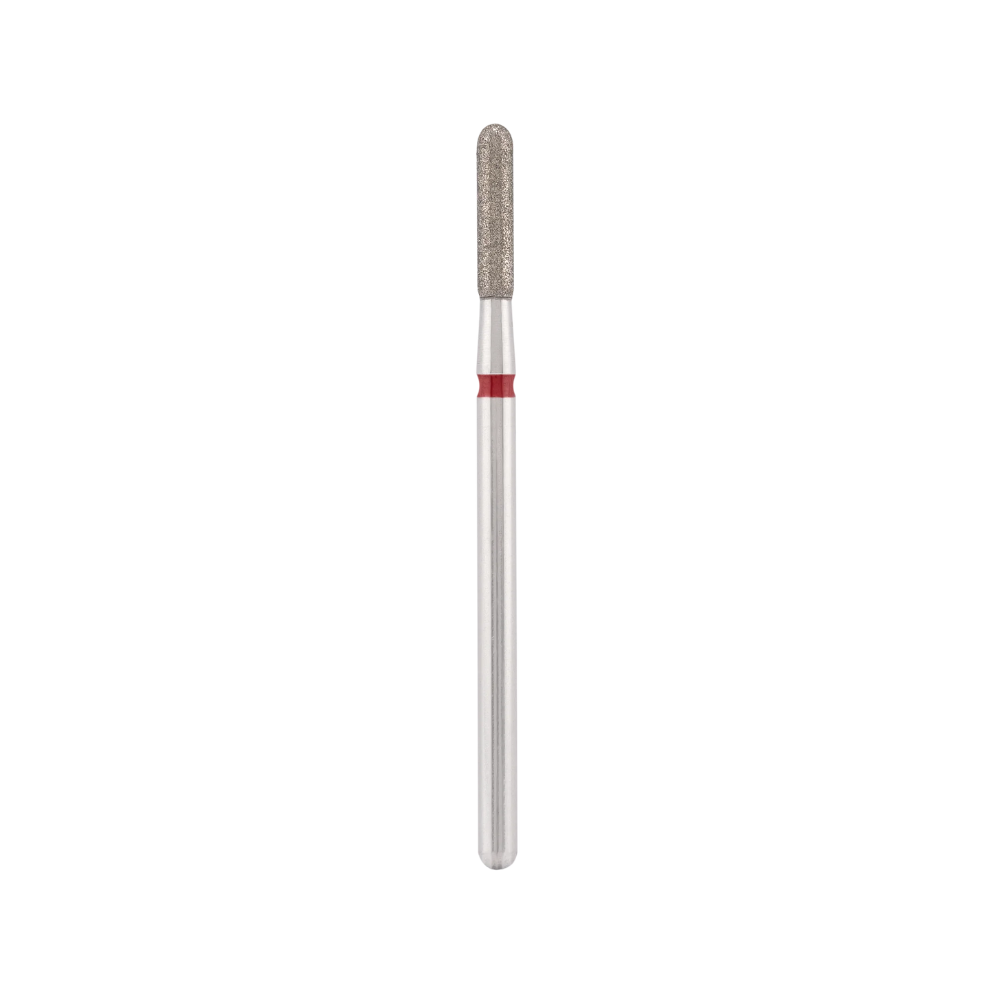 Punta Fresa Diamond bit "rounded cylinder" red, L-7,0 mm., Ø2,3 mm. - Lady&Oscar