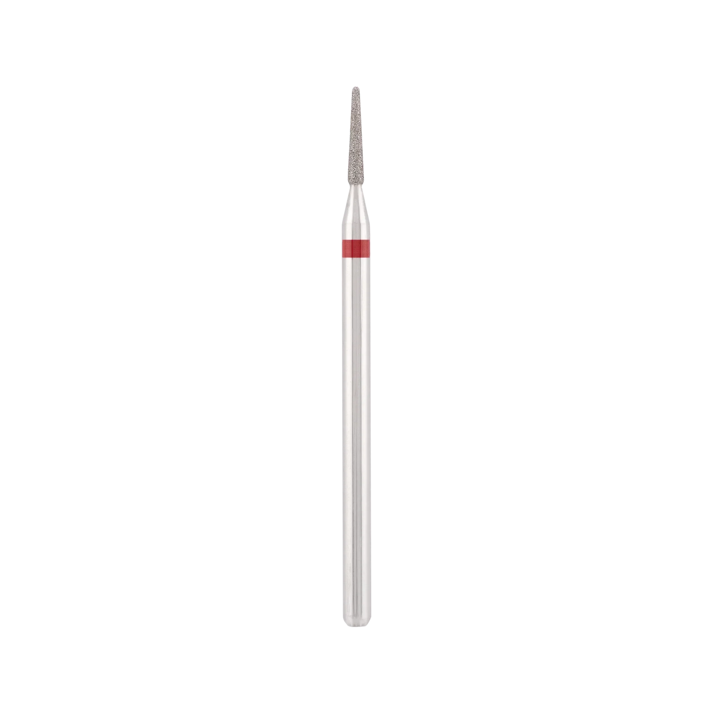 Punta Fresa Diamond bit "rounded needle" red, L-8,2 mm., Ø1,4 mm. - Lady&Oscar